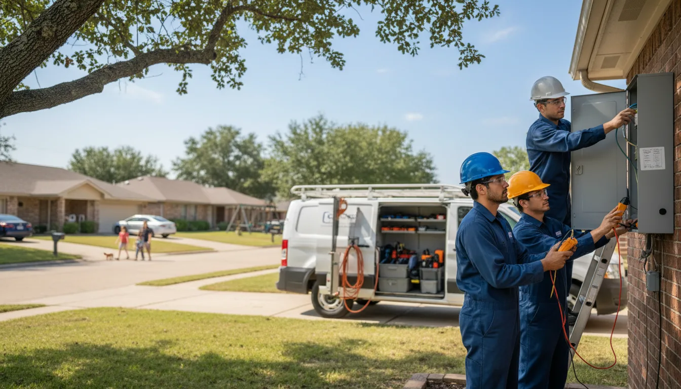 Certified electrician providing emergency electrical services in Chula, GA
